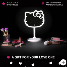 Load image into Gallery viewer, Hello Kitty Rechargeable Table Makeup Mirror