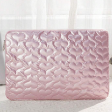 Load image into Gallery viewer, Heart Pattern PU Laptop Bag