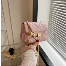 Load image into Gallery viewer, Soft Pink and Gold Mini Purse