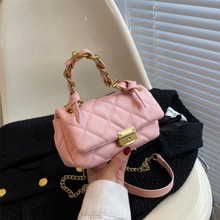 Load image into Gallery viewer, Pink and Gold Cross Body Purse