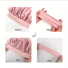 Load image into Gallery viewer, LUXE Pink Satin Bonnet