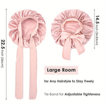Load image into Gallery viewer, LUXE Pink Satin Bonnet
