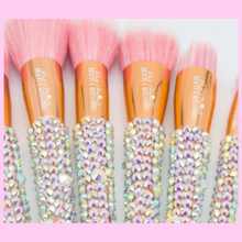 Load image into Gallery viewer, Pink Moments 12pc Bling Brush set with Bag