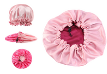 Load image into Gallery viewer, Pink Satin Bonnet