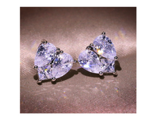 Load image into Gallery viewer, Beautiful Heart 925 Sterling Sliver Earrings