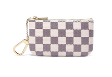 Load image into Gallery viewer, Luxury Zip Key Chain Pouch