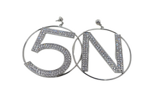 Load image into Gallery viewer, N5 Hoop Earrings