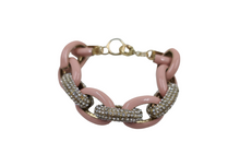 Load image into Gallery viewer, Two tone Beautiful Pave Crystal Bracelets