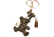Load image into Gallery viewer, Bear LV Inspired Key Chaim