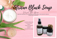 Load image into Gallery viewer, Pink African Black Soap Face and Body Set
