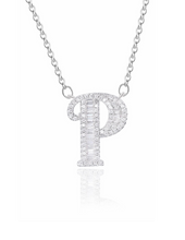 Load image into Gallery viewer, LUXE Initial Cubic Zirconia Necklace💋
