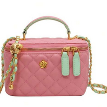 Load image into Gallery viewer, Mini Quilted Chain Bucket Bag
