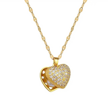 Load image into Gallery viewer, Cute Pearl Heart Necklace
