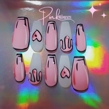 Load image into Gallery viewer, Pink In Love Press On Nails
