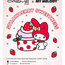 Load image into Gallery viewer, My Melody Strawberry Sweetness Printed Essence Sheet Mask 1pc

