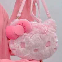 Load image into Gallery viewer, Hello Kitty Puff Fur bag

