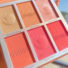 Load image into Gallery viewer, Hudavioji Peach Bellini 6-Color Makeup Palette
