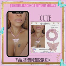 Load and play video in Gallery viewer, 🦋Beautiful Princess Cut Butterfly Necklace
