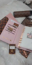 Load and play video in Gallery viewer, Pink Life LUXE Agenda Binder Planner
