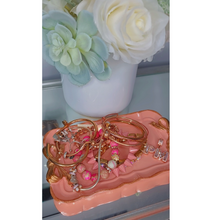 Load image into Gallery viewer, CUTE GOLD BOW CERAMIC Square TRAY
