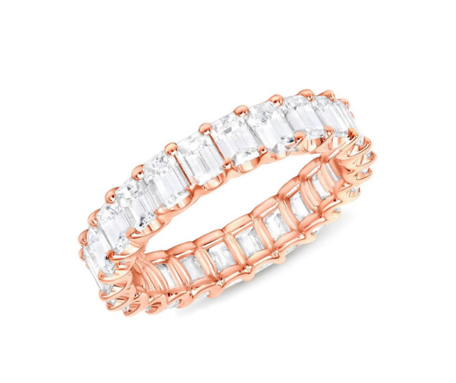 Beautiful Cubic Zirconia Rose Gold Ring