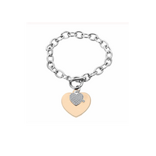 Load image into Gallery viewer, Heart Link Bracelet
