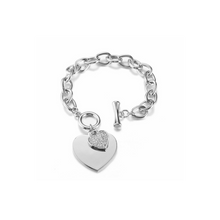 Load image into Gallery viewer, Heart Link Bracelet
