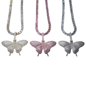 Load image into Gallery viewer, 🦋Beautiful Princess Cut Butterfly Necklace
