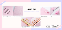Load image into Gallery viewer, Pink Life LUXE Agenda Binder Planner
